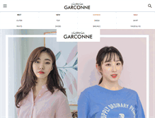 Tablet Screenshot of garconne.co.kr